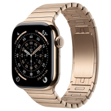 Купить Apple Watch 11 42mm Gold Titanium Case / Gold Link Bracelet Apple Watch 11 42mm Gold Titanium Case / Gold Link Bracelet