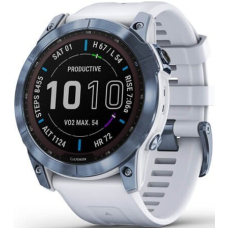Купить Garmin Fenix 7x Sapphire Solar Mineral Blue DLC Titanium / Whitestone Band (010-02541-15) Garmin Fenix 7x Sapphire Solar Mineral Blue DLC Titanium / Whitestone Band (010-02541-15)