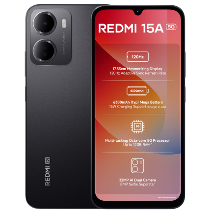 Xiaomi Redmi 15a 6/128GB Black (Global)